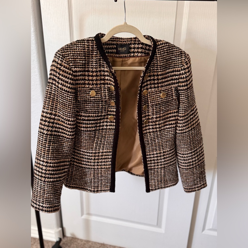 LIU JO TWEED JACKET FALL / WINTER SIZE 40 - Picture 2 of 4
